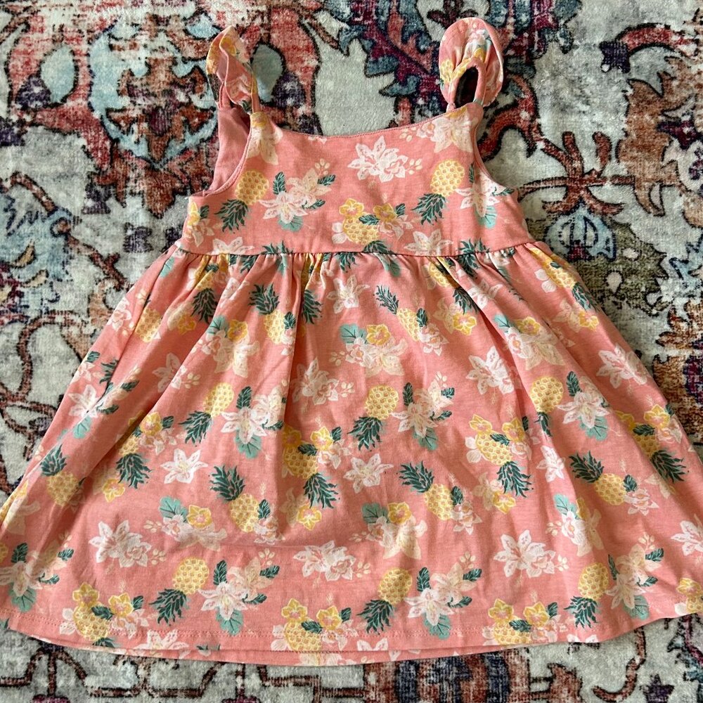 Toddler Floral Design Dress - 24 Months